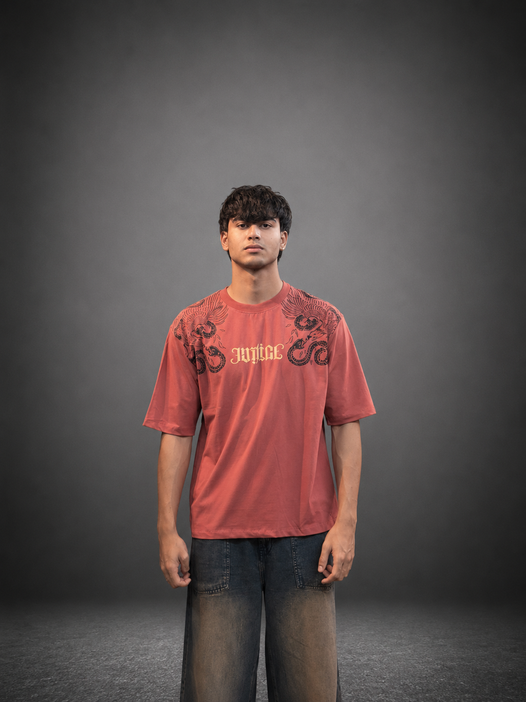 Inferno Oversized Graphic T-Shirt