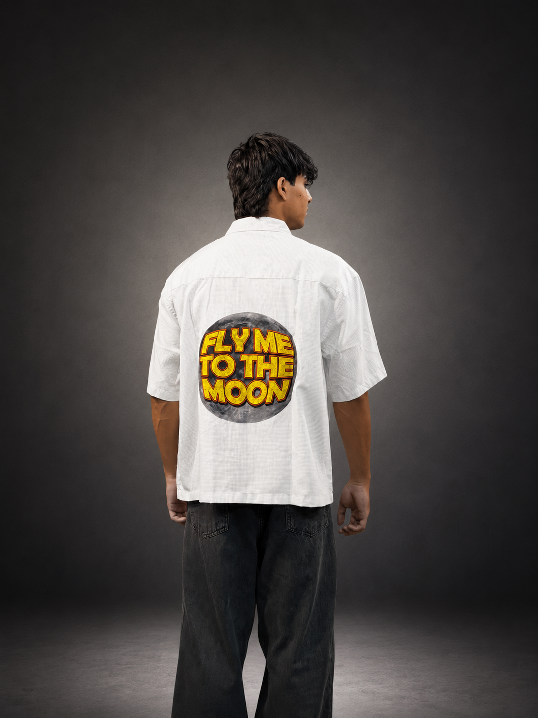 "Fly Me To The Moon" Oversized Shirt- Sinful Act