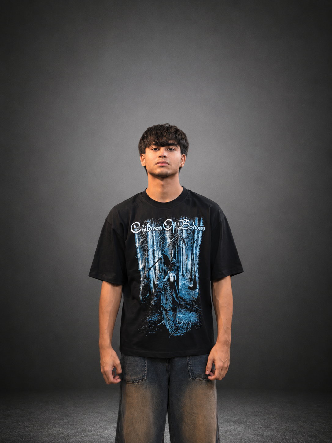Children of Bodom Oversized Graphic T-Shirt by Sinful Act