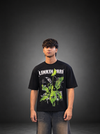 Linkin Park Oversized Graphic T-Shirt – Jet Black by Sinful Act
