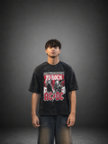 AC/DC Vintage Washed Oversized T-Shirt by Sinful Act