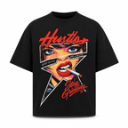 Hustle "Stay Grinding" Oversized Graphic Tee