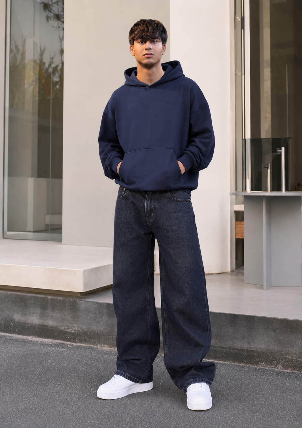 Levi's Washed Black Baggy Denim Jeans by Sinful Act