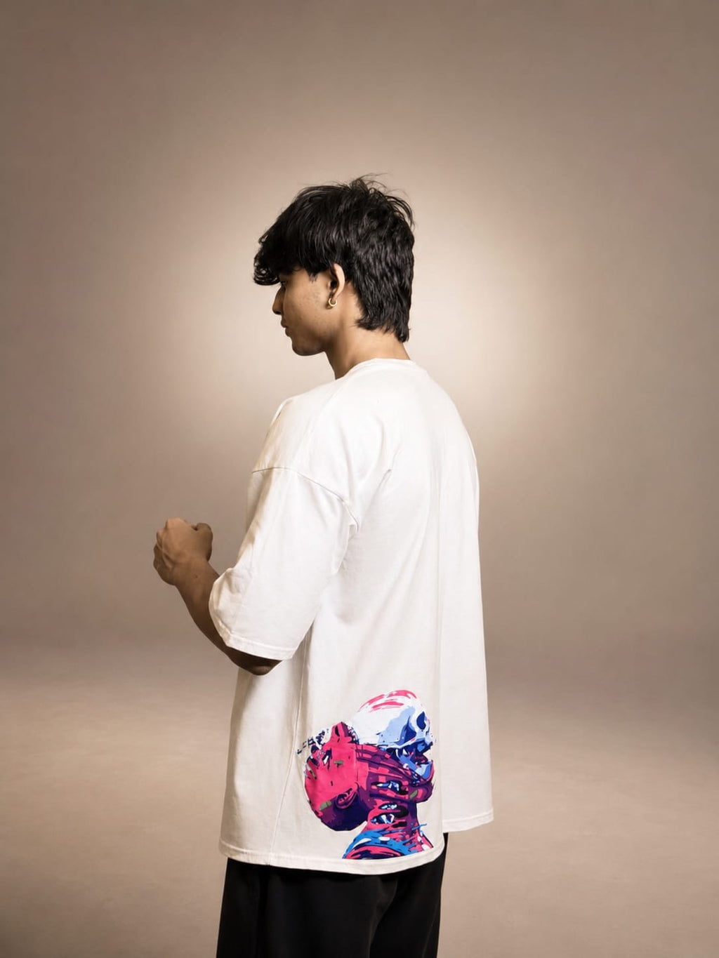 Metallica Oversized Graphic T-Shirt – White