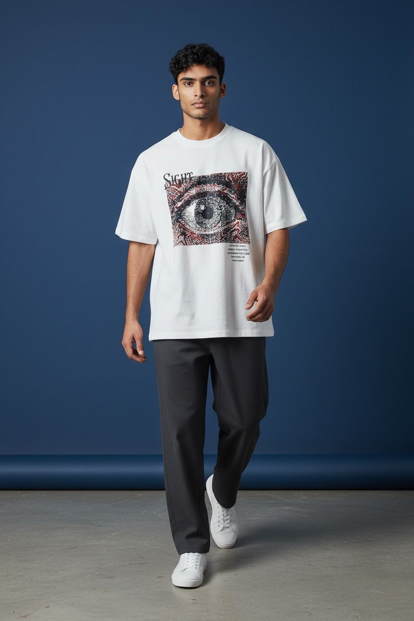 Vision Eye Graphic Oversized T-Shirt by Vanguard