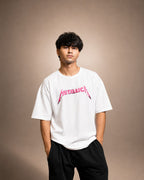 Metallica Oversized Graphic T-Shirt – White